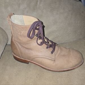 Adelante Men's Brown Havana Leather Lace-Up Boots 12E